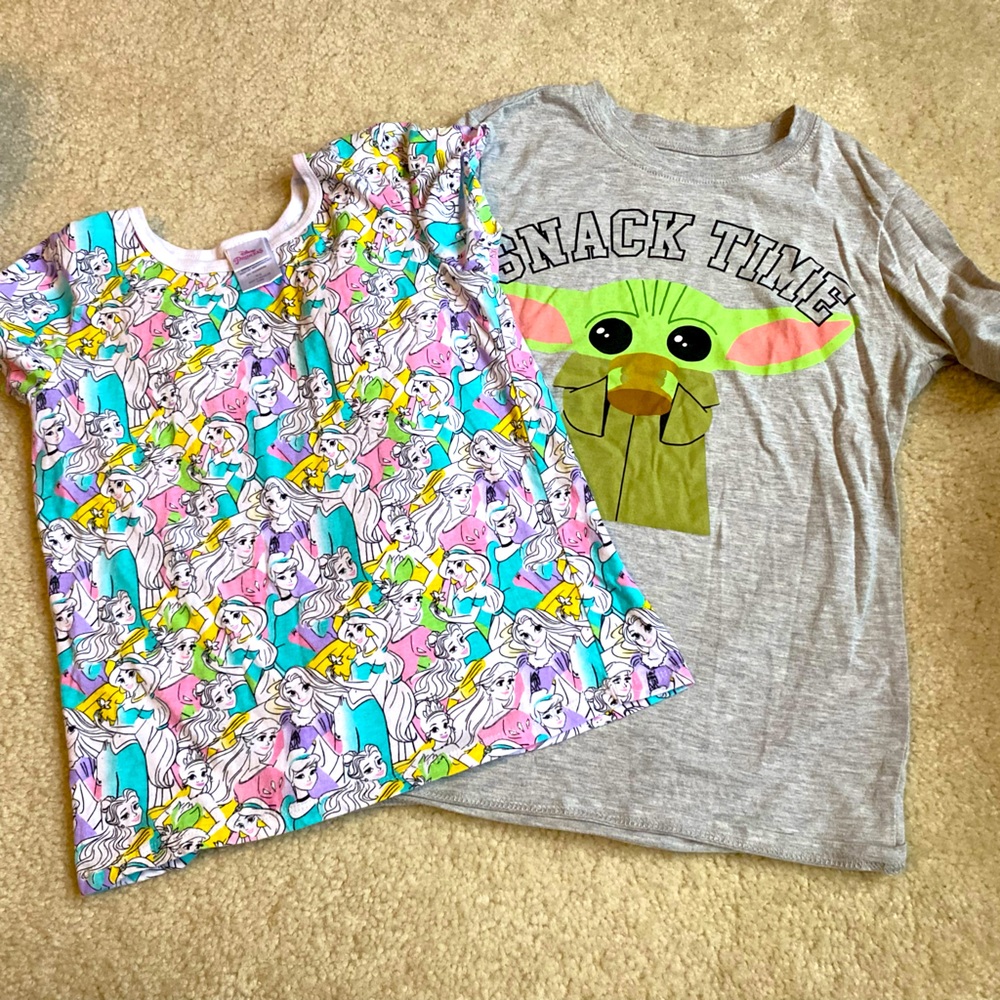Girls Disney Short Sleeve Tees 10-12